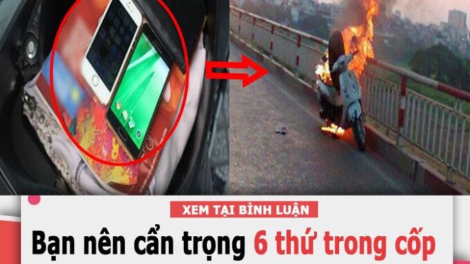 Bạn nên cẩn trọng 6 thứ trong cốp xe máy, chúnɢ thể phát nổ bất kì lúc nào