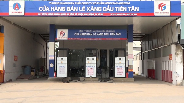 Chưa có mốc bảo vệ đê quanh cây xăng Tiên Tân, Đan Phượng