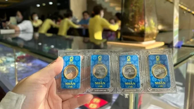 Vàng nhẫn 9999 mất giá nhanh đến ‘hoa mắt, chóng mặt’