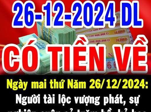 Tử vi thứ Năm 26/12/2024 của 12 con giáp: Dần – Ngọ tài lộc vượng phát, sự nghiệp suôn sẻ trăm bề, Mão – Thân hao tiền tốn của, vướng tiểu nhân hãm hại