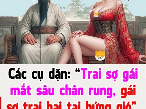 Các cụ dặn: “Trai sợ gái mắt sâu chân rung, gái sợ trai hai tai hứng gió”, họ là người như thế nào?