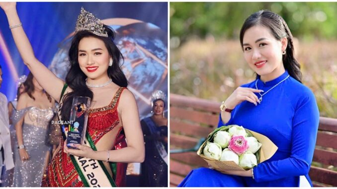 Cô gái 34 tuổi đăng quang Mrs Earth International 2024: Tự hào nhan sắc Việt ở đấu trường Quốc tế