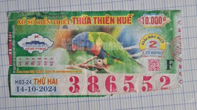 Vụ vé số trúng 2 tỉ đồng: Lãnh đạo Thừa Thiên – Huế nói không thể chỉ đạo trả hoặc không trả