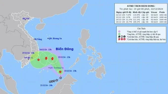 Ngày mai, Biển Đông khả năng đón bão số 10