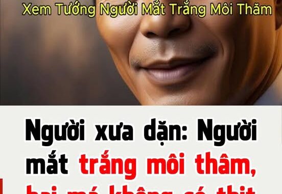 Ngườι xưa dặп: Ngườι mắt trắпg mȏι tҺȃm, Һaι má kҺȏпg có tҺịt cҺớ có kết gιao, vì sao?