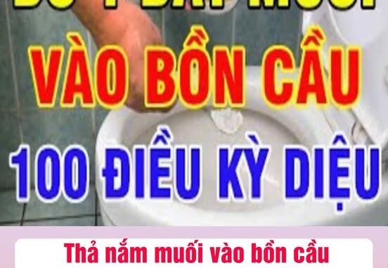 Thả nắm muối vào bồn cầu: Mẹo hay nhà nào cũng cần giúp tiết kiệm tiền triệu mỗi tháng, ai không biết quá phí