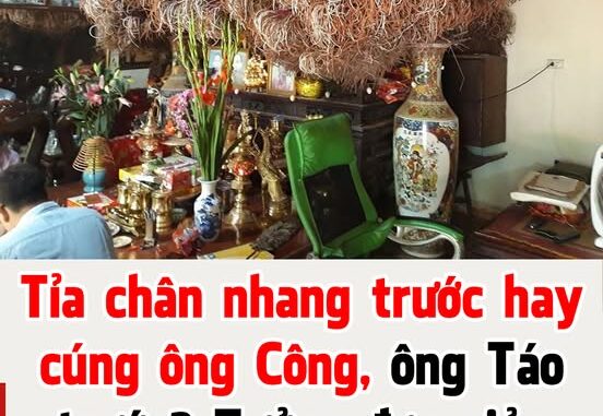 Tỉa chân nhang trước hay cúng ông Công, ông Táo trước? Tưởng đơn giản mà không biết là mất lộc