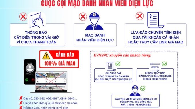 Mất hơn 1 tỉ từ cuộc gọi lừa đảo tự xưng nhân viên điện lực