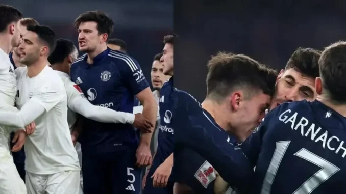 Maguire chử.i Kai Havertz nặng nề trong cuộc ẩu đả giữa MU và Arsenal