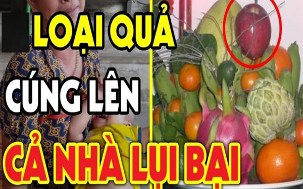 5 loại trái cây ngon ngọt, đẹp mắt nhưng người xưa rất kị thắp hương, là quả gì?