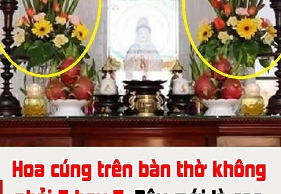 Hoa cúng trên bàn thờ không phải 5 hay 7: Đây mới là con số chuẩn, lộc về đầy tay