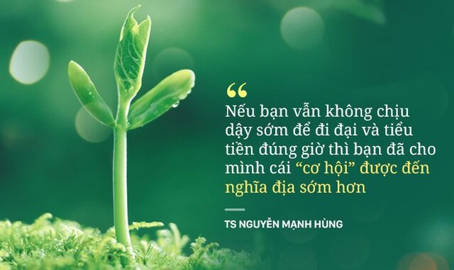 “Rất nhiều người đang ngủ sai giờ. Họ không biết đường tới nghĩa địa dần ngắn lại”